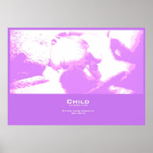 "Child" Poster - Purple Horizontal