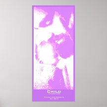 "Child" Poster - Purple Vertical