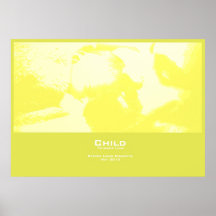 "Child" Poster - Yellow Horizontal