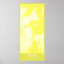 "Child" Poster - Yellow Vertical