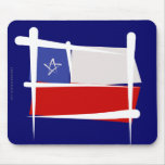 Chile borstar flagga mus mattor