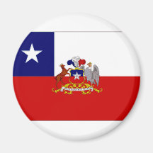 Chile presidentflagga magneter