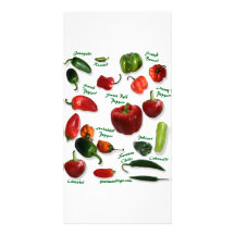 Chilivariationer Anpassingsbara Fotokort