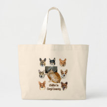 Chillin i Corgiland Tote Bags