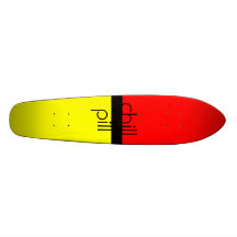 Chillpill långt old schoolbräde skateboard