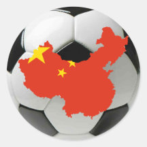 Chinalandslag Rund Klistermärke