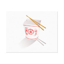 Chinese Food Canvas Print