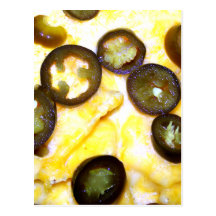Chiper, ost och Jalapenos Vykort