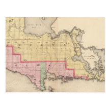 Chippewa County Mackinac County Michigan Vykort