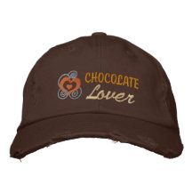 Chokladälskare Broderade Baseball Kepsar