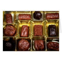 Choklader Hälsningskort