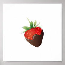 Chokladjordgubbe Posters