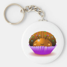 Chokladnyckelpigamuffin Keychain Nyckelringar