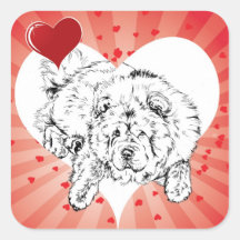 Chow-Chow Sticker