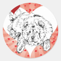 Chow-Chow Sticker Oscar
