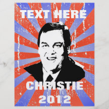 CHRIS CHRISTIE FULL FÄRG FLYGBLAD