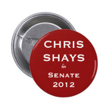 Chris Shays för senat knäppas Knappar Med Nål