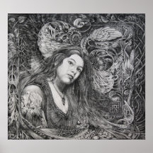 CHRISTAN-FANTASIPORTRÄTT PRINT