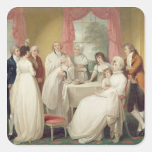Christening av arvingen, (olja på kanfas) se c.179 klistermärke