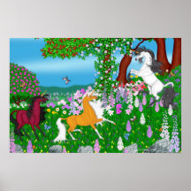 Christine Nyland/Unicorns och anseendestenar Affischer