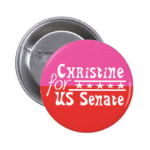 Christine O'Donnell för US-senat - Delaware Knapp