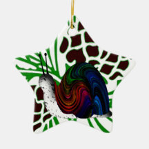 Christmas cute snail christmas tree ornament