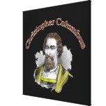 Christopher Columbus sträckt kanvastryck