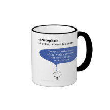christopher kaffe mugg