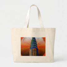Chrysler som bygger #5 - Psychedelic stil Tote Bag