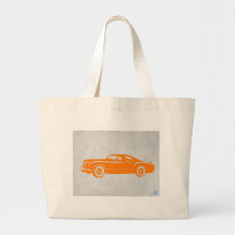 Chrysler vintageorange tote bag