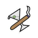 Cigarr/martini logo