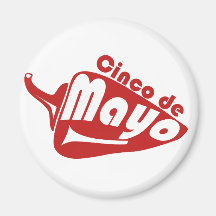Cinco De Mayo Kylskåpsnagnet