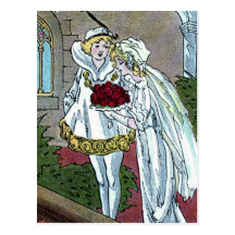 CInderella att gifta sig princen Vykort