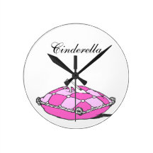 Cinderella häftklammermatarerosor kudder anpassnin klockor