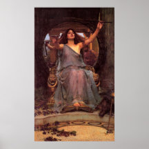 "Circe som erbjuder koppen till Odysseus" affisch