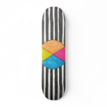 Circle Stripes, by KK Skateboard Decks