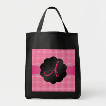 Cirklar rosa retro för Monogram Kassar