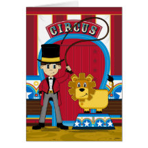 CirkusRingmaster och lejont kort
