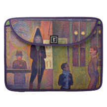 CirkusSideshow - vintagekonst vid Seurat MacBook Pro Sleeve