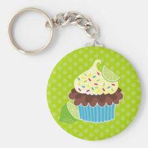 Citron- & chokladmuffin nyckelring