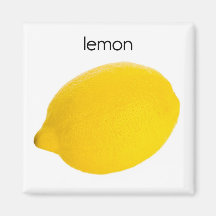 Citronkylskåpmagnet Magnet För Kylskåp