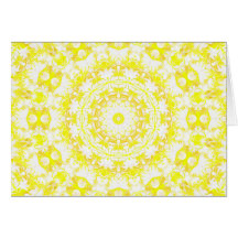 CitronmarängKaleidoscope Hälsningskort