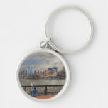 City - Hoboken, NJ - Fishing - The good life Key Chains
