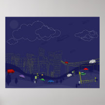 Cityscapeaffisch