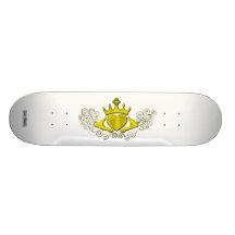Claddagh (guld) skate boards
