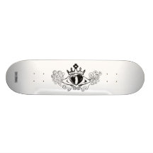 Claddagh (svart) skate boards