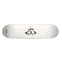 Claddagh (vit) skateboard