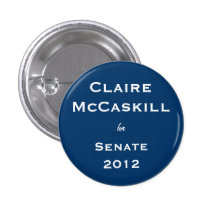 Claire McCaskill för senat Knappar Med Nål