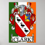 Clark vapensköldtryck posters
