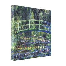 Claude Monet - näckrosdamm #2 Sträckt Canvastryck
